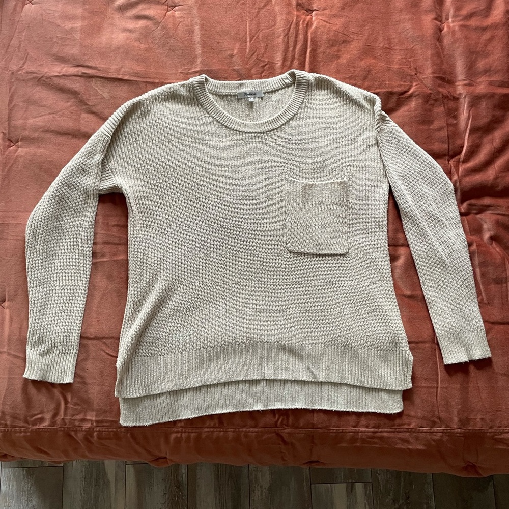 Madewell Sweater - Oatmeal, Small